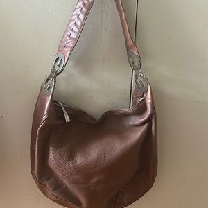 Escada vintage brown leather shoulder bag
